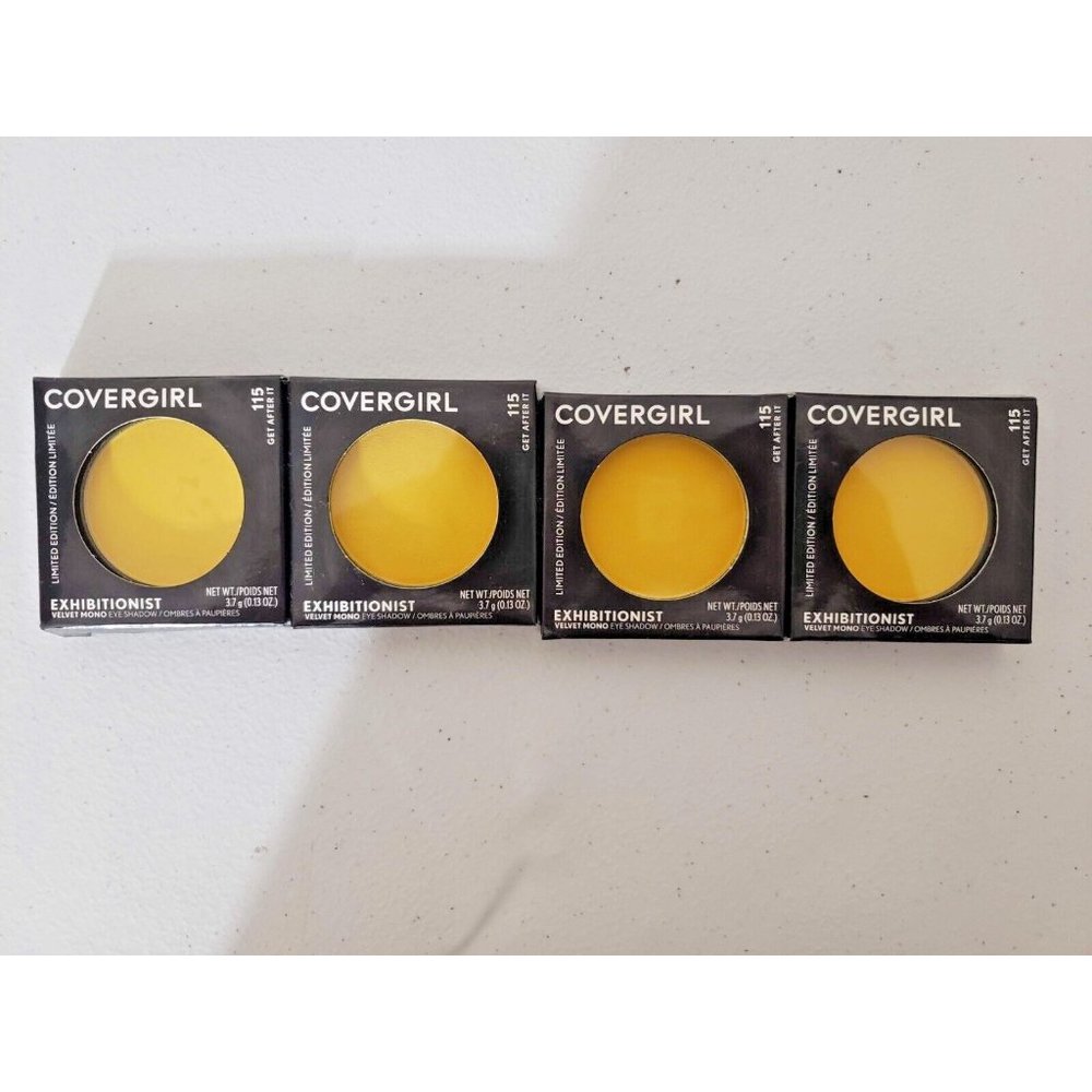 CoverGirl Exhibitionist Velvet Mono Eyeshadow #115 Get After It 0.13oz Set Of 4